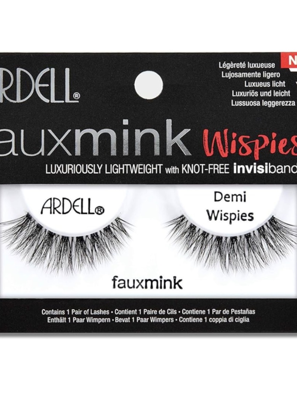 Ardell Faux Mink Demi Wispies, Black